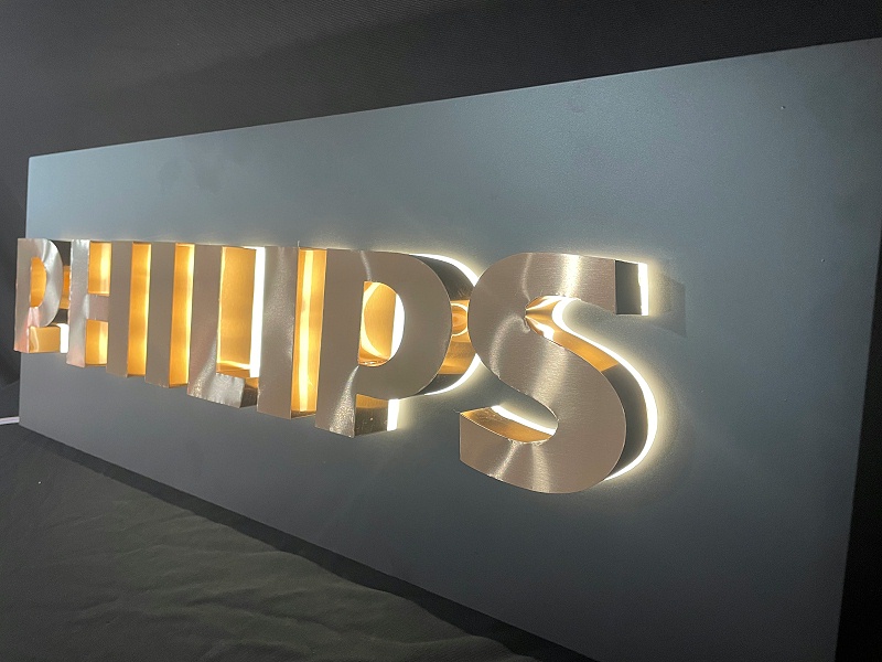 不銹鋼背發(fā)光字